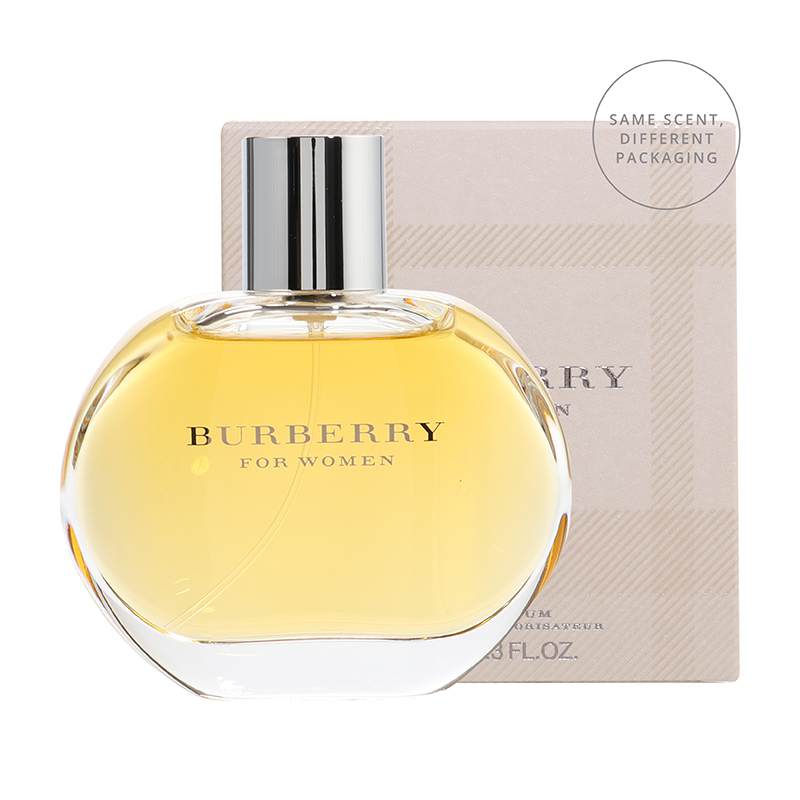 Grace Beauty Burberry Original Woman EDP spray 50ml or 100ml, elegant perfume bottle with classic design.