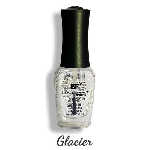 Beauty Forever BF professional nail lacquer in glacier blue, 14ml bottle with glossy finish for nails.