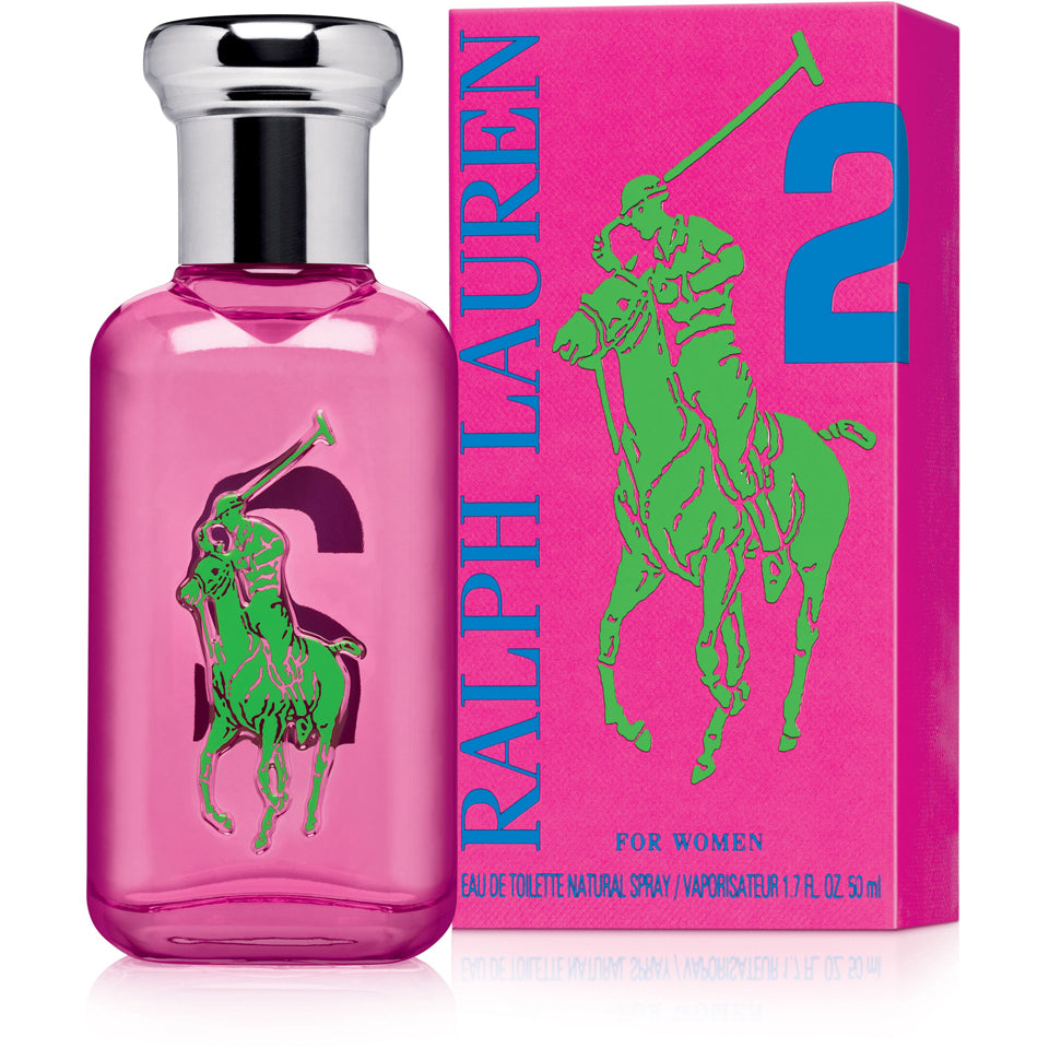 Grace Beauty Ralph Lauren Big Pony Collection 2 Pink women’s 50ml EDT perfume spray with pink floral design