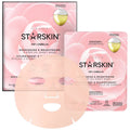 Grace Beauty STARSKIN Camellia 2-Step Oil Sheet Mask for nourishing and brightening skin care, featuring a close-up of the mask sheets.