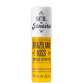 Grace Beauty Sol de Janeiro Brazilian Kiss Cupuaçu Lip Butter in a small jar with a smooth, creamy texture for nourishing lips.