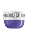 Grace Beauty Sol de Janeiro Delicia Drench Body Butter jar with creamy texture, 240ml skin care product for smooth, hydrated skin