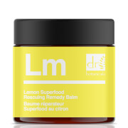 Grace Beauty Dr.botanicals Lemon Superfood All-in-One Rescue Butter 50ml vegan skincare jar with bright lemon imagery