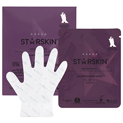 Grace Beauty STARSKIN Hollywood Hand Model nourishing double-layer hand mask gloves for skincare and hydration.