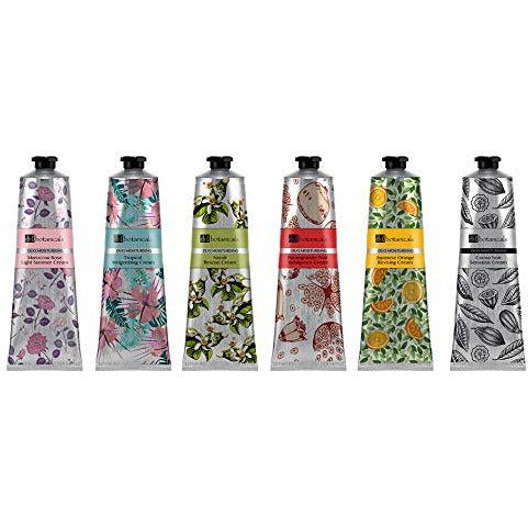 Dr Botanicals Pomegranate Noir Indulgence face and hand cream from Grace Beauty, vegan skin care product in 50ml jar.