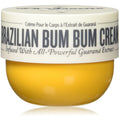 Grace Beauty Brazilian Bum Bum Cream lotion with 240ml container, moisturizing and nourishing skin with tropical fragrance