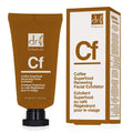 Grace Beauty Dr Botanicals Coffee Superfood Renewing Facial Exfoliator in 30ml vegan skin care tube with coffee grounds and natural ingredients.