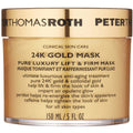 Peter Thomas Roth 24K Gold Mask in 150ml jar, a luxurious gold skincare treatment with a creamy texture for radiant skin.