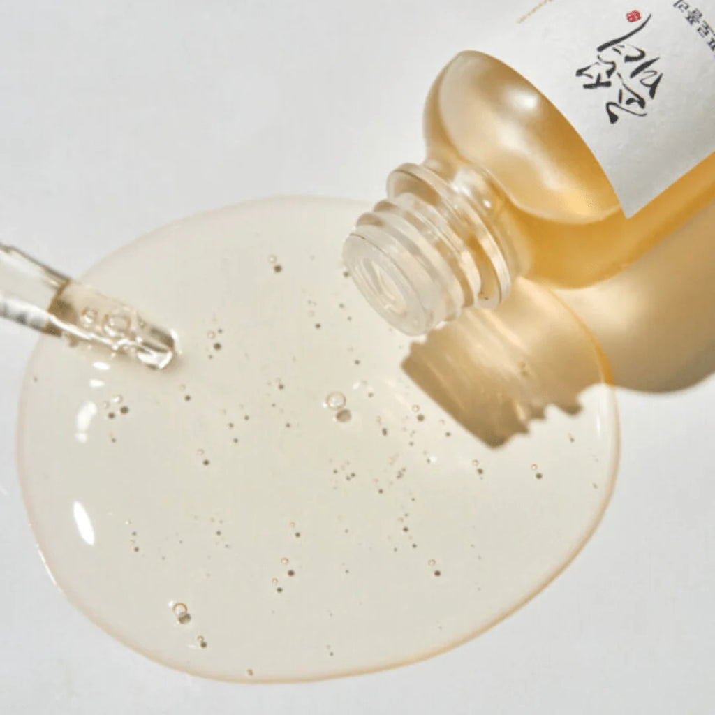 Mii Korean Skincare Beauty of Joseon Glow Serum with Propolis and Niacinamide in a 30ml bottle, showcasing a clear, elegant serum bottle.