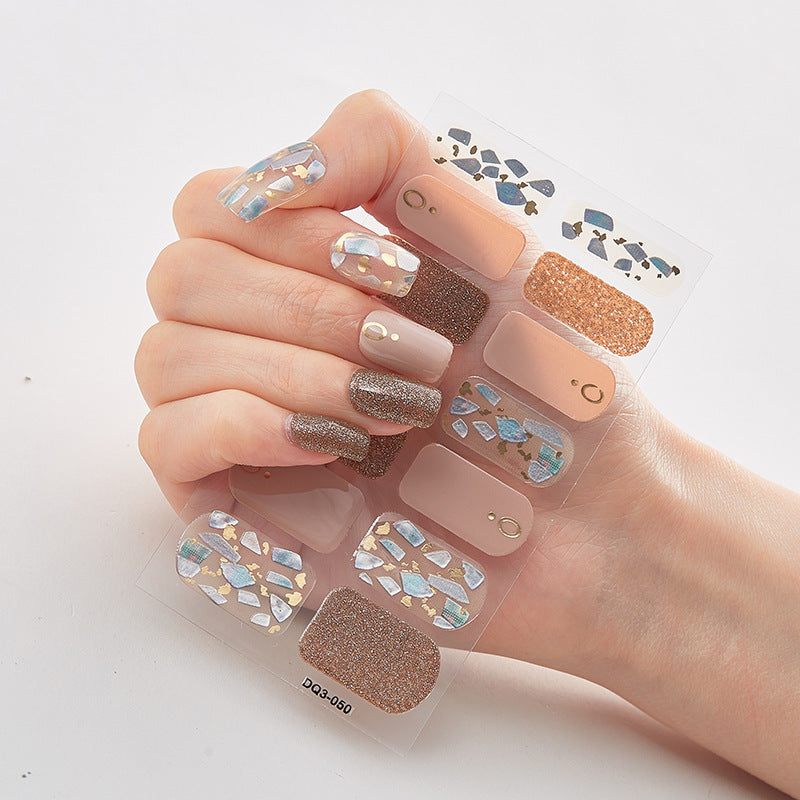 Butterfly laser nail stickers by Cashymart for chic nail styling, featuring butterfly designs on a glossy nail polish surface.