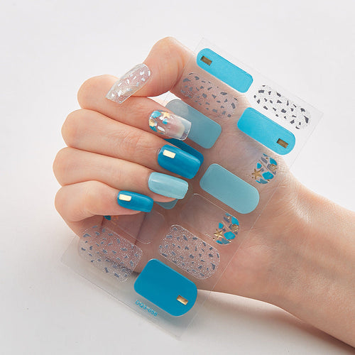 Butterfly laser nail stickers from Cashymart for chic nail styling, featuring vibrant butterfly designs on a clear background