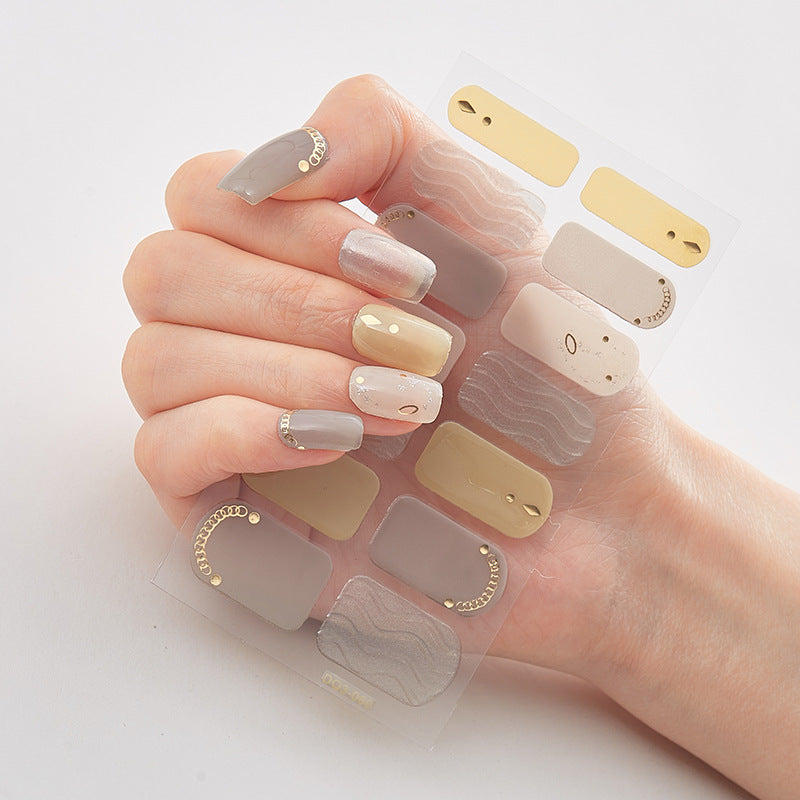 Butterfly laser nail stickers by Cashymart for chic nail styling, featuring vibrant butterfly designs on glossy nail polish.