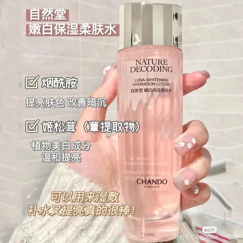 CHANDO whitening moisturizing skincare set with cleansers, serums, and moisturizers for bright, hydrated skin from Cashymart