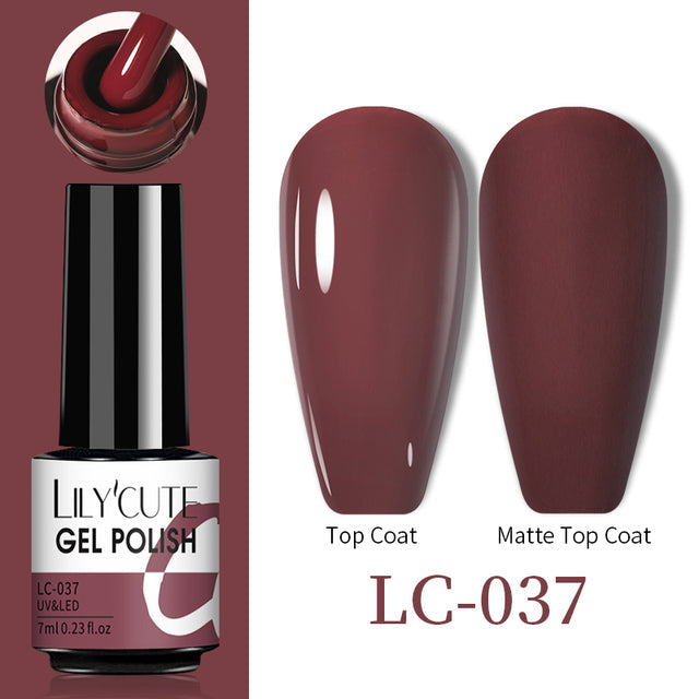 Cashymart color changing thermal gel nail polish showing a gradient effect on neatly manicured nails.