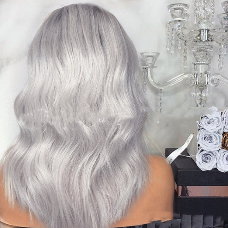 European and American long curly wig by Cashymart, featuring voluminous, wavy hair with natural curl patterns and a stylish appearance