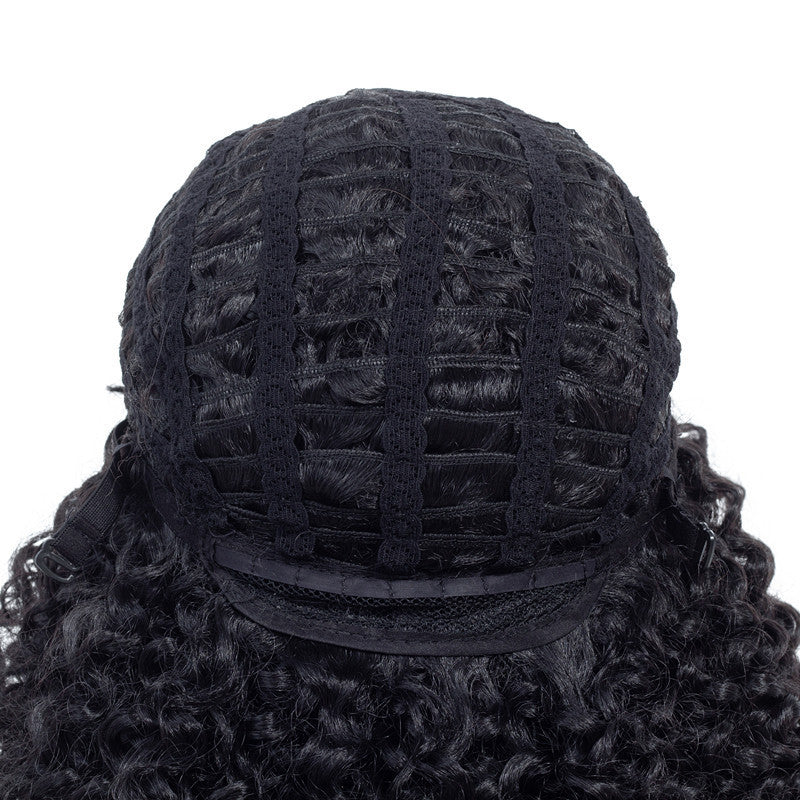 Korean silk gradient long curly hair wig by Cashymart with rich color blending and voluminous curls.