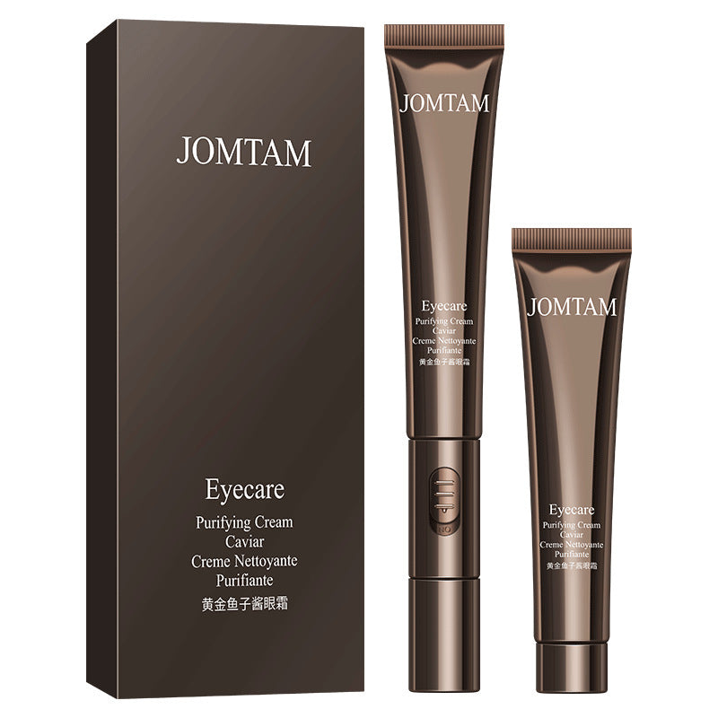 Revitalizing Eye Cream by Cashymart featuring a sleek tube with a white cap, designed to reduce puffiness and brighten the eye area.