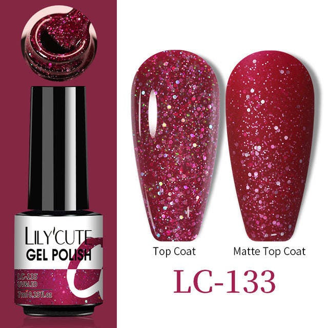 Cashymart color changing thermal gel nail polish in a bottle, showcasing vibrant, shifting nail color effects.