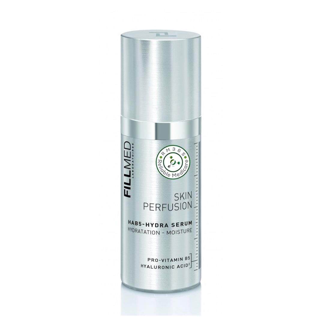 Fillmed HAB5-Hydra Serum 30ML from Grace Beauty, showing the clear bottle with skincare serum and branding on the label.