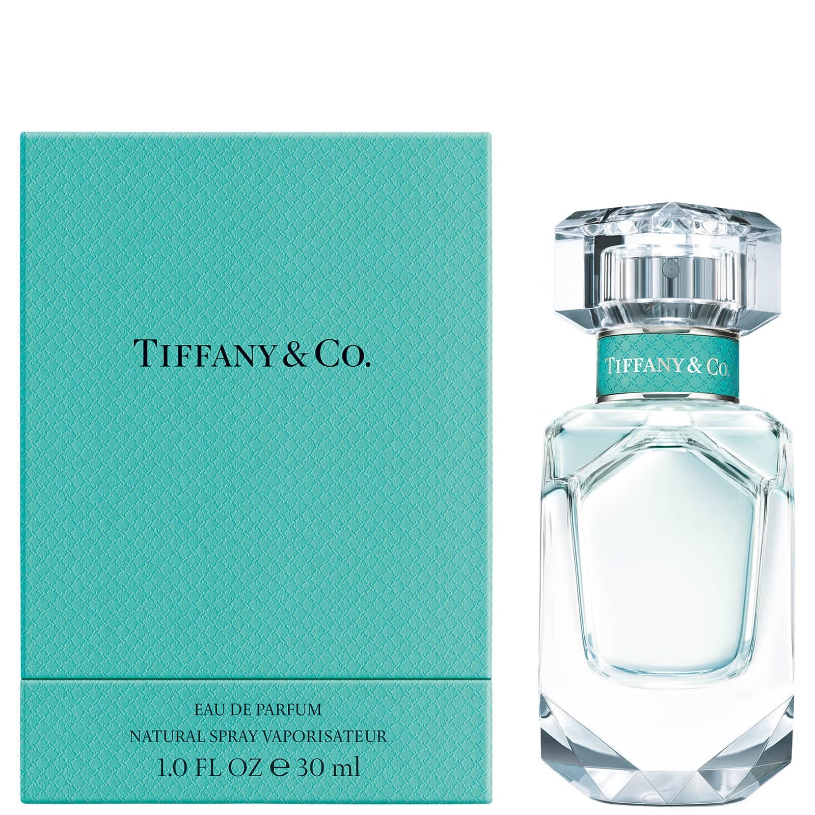 Tiffany & Co. Eau de Parfum for Her 30ml bottle with elegant packaging, showcasing a luxurious fragrance from Grace Beauty.