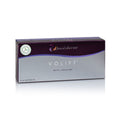 Juvederm Volift Lidocaine 1ML syringe for skin care, featuring clear glass vial and applicator, branded by Grace Beauty.