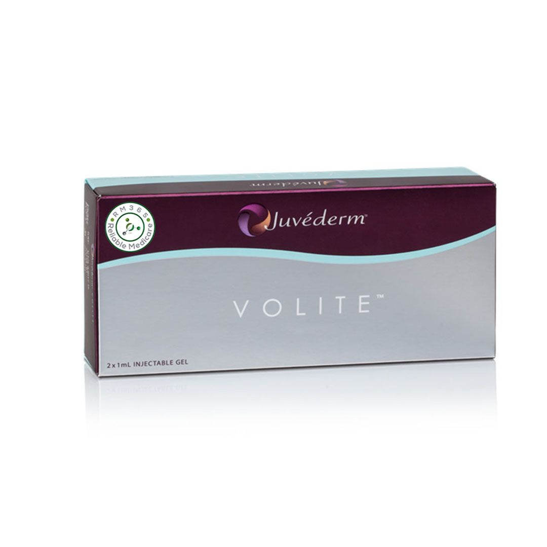 Grace Beauty Juvederm Volite Lidocaine 1ML skin care syringe showing clear, sealed hyaluronic acid treatment for skin hydration.