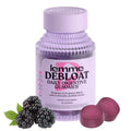BritishVita Lemme Debloat digestive and gut health gummies with probiotics and prebiotic, 60 count bottle, front view.