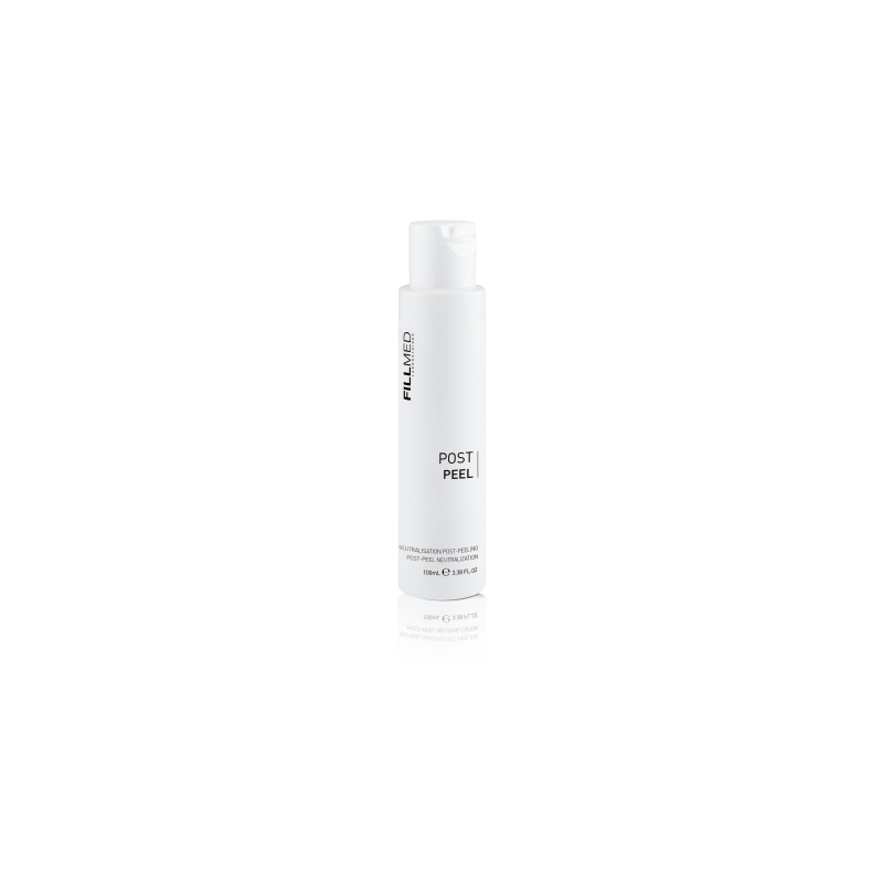 Grace Beauty Fillmed Post Peel 100ml skin care product bottle with label and cap on a white background
