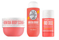 Sol de Janeiro Bom Dia Bright bundle with body scrub, body wash, and Rio Deo Cheirosa 40 perfume spray from Grace Beauty.
