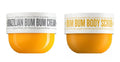 Sol de Janeiro Brazilian Bum Bum Creme 240 ml and Bum Bum Body Scrub 220 g, skin care products with tropical scent and smooth texture