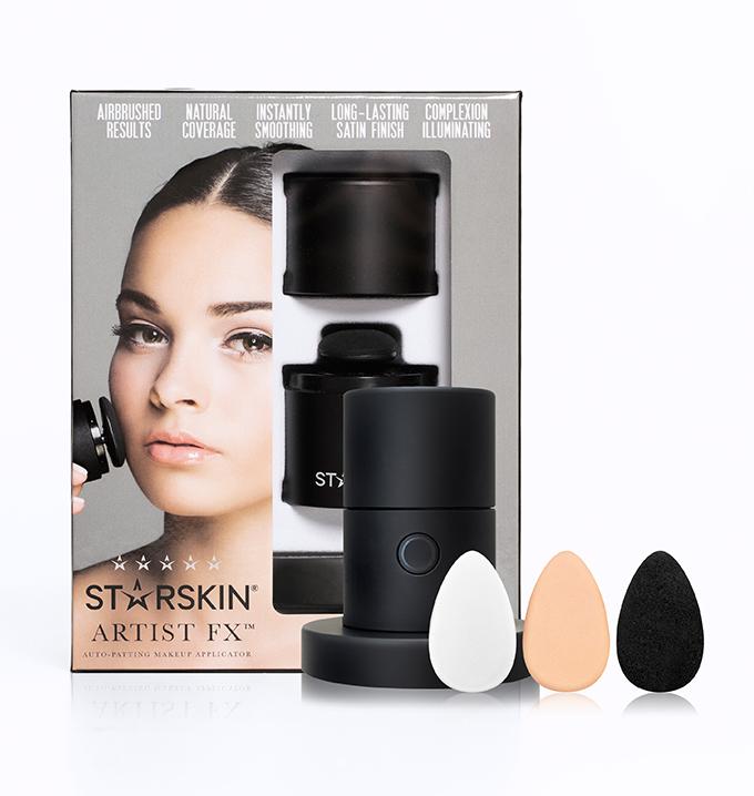 Grace Beauty STARSKIN Artist FX™ Auto-Patting Professional Makeup Applicator and refill pack with multiple makeup tools
